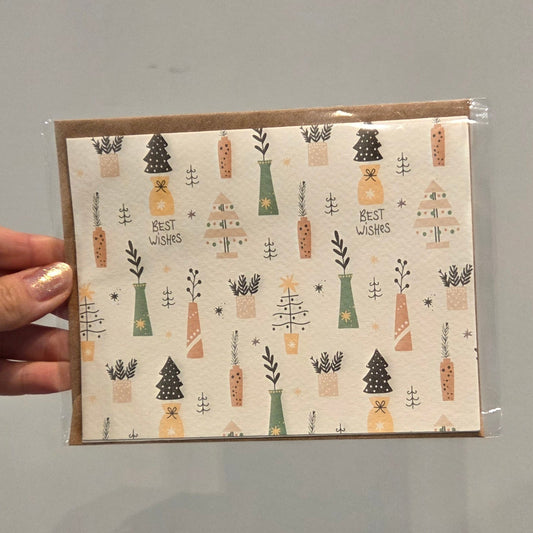 Best wishes card with an envelope for delivery or pickup in Toronto.