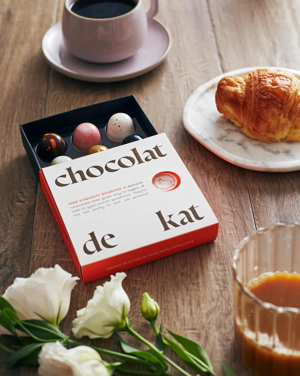 9-Piece Artisanal Chocolates by Chocolat de Kat