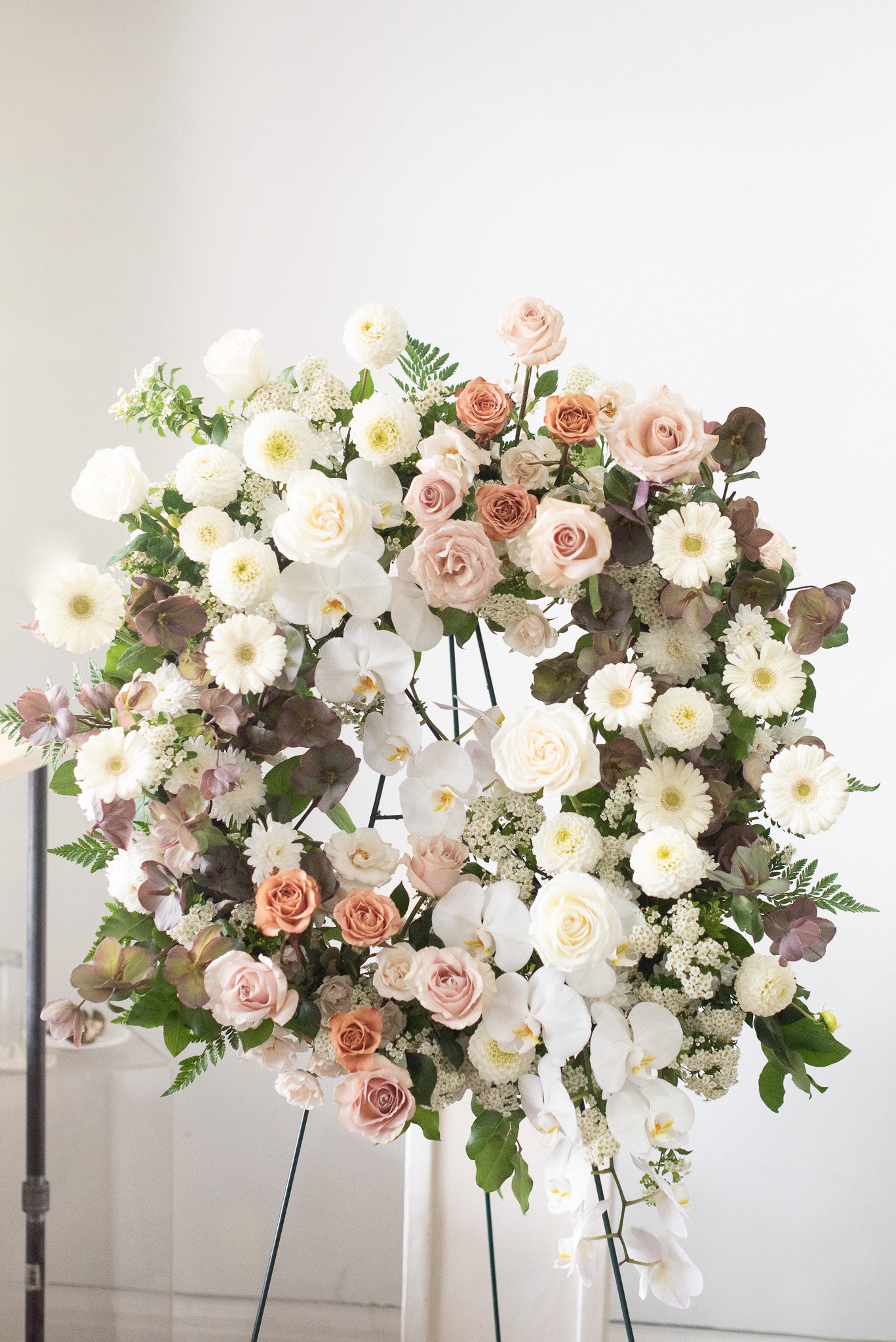 A Royal Legacy - Round Orchid Wreath