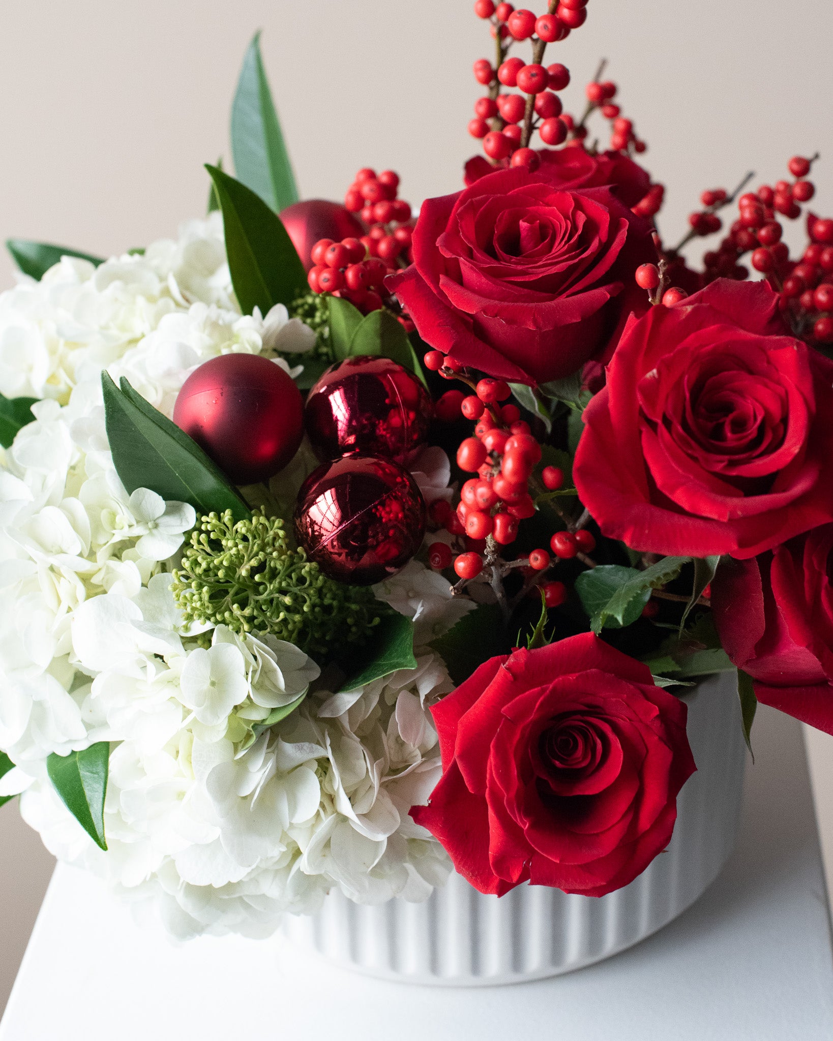 Red & White Elegance